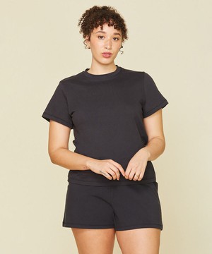 Organic Cotton Classic Tee in Graphite from Subset