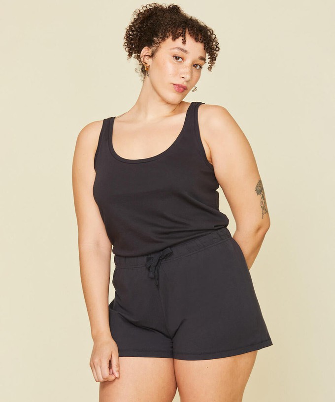 Organic Cotton Easy Tank in Graphite from Subset
