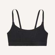 Organic Cotton Tank Bralette in Carbon via Subset
