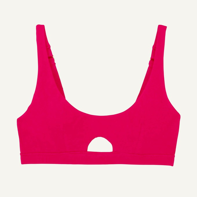 Organic Cotton Keyhole Soft Bra in Aurora from Subset