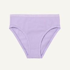 Organic Cotton Mid-Rise Bikini in Petal via Subset