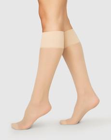 2-Pack Elin Premium Knee-Highs via Swedish Stockings