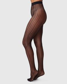 Selma Net Tights via Swedish Stockings