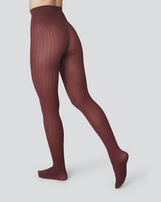 Alma Rib Tights via Swedish Stockings