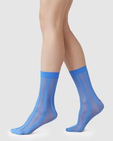 Robin Stripe Socks via Swedish Stockings