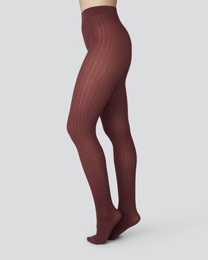 Alma Rib Tights from Swedish Stockings