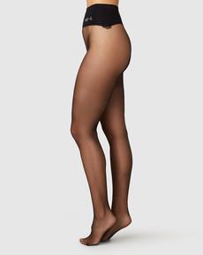 Beata Seamless Tights via Swedish Stockings