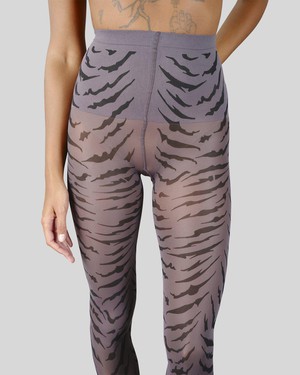Roxana Tiger Tights from Swedish Stockings