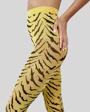 Roxana Tiger Tights from Swedish Stockings
