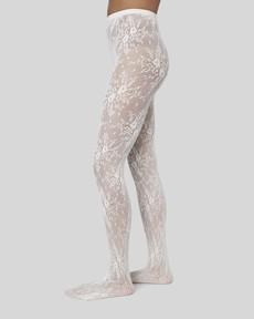 Rosa Lace Tights via Swedish Stockings