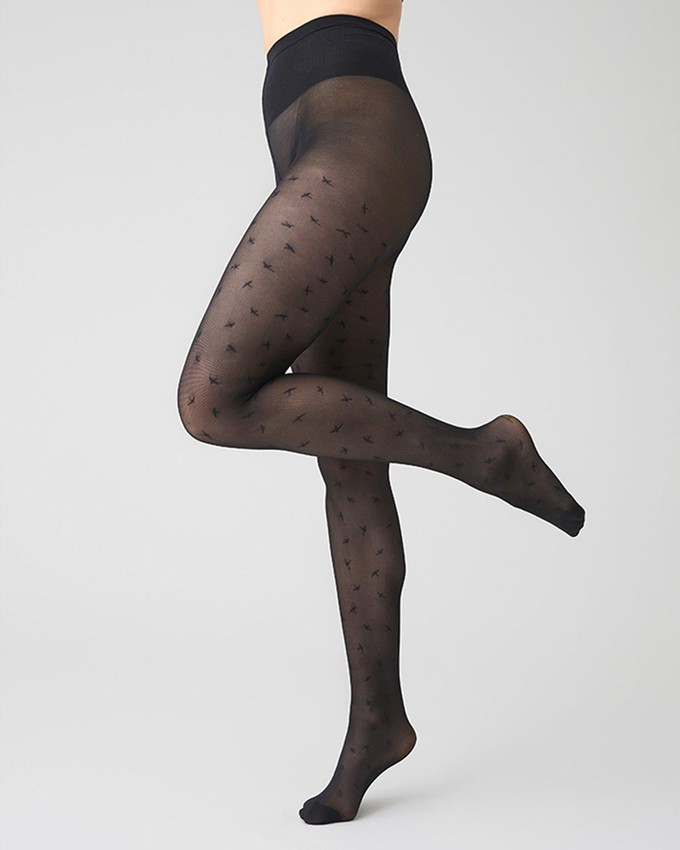 Alex Bird Tights from Swedish Stockings