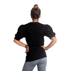 Sweatshirt bio katoen met ballonmouwen from The Driftwood Tales