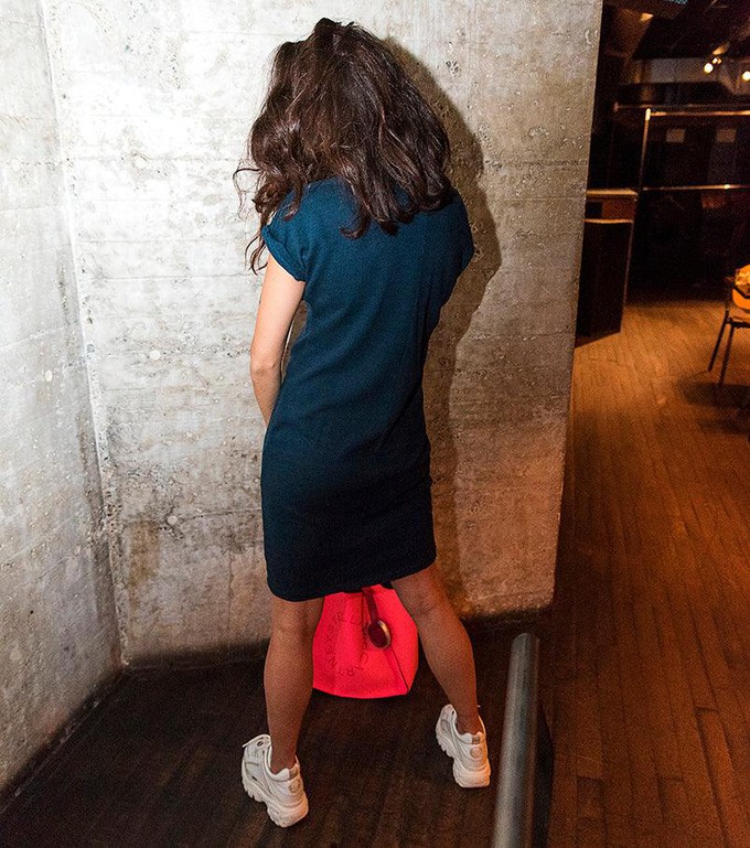 Dress - recycled sweatshirt fabric - dark blueº from The Driftwood Tales