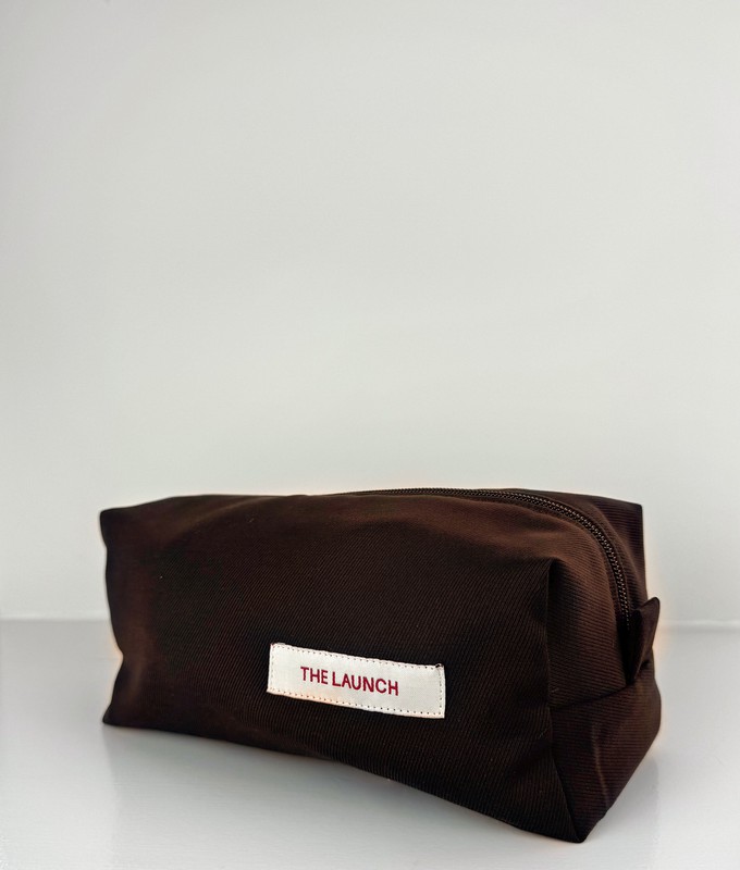 THE MAKE-UP BAG BROWN from THE LAUNCH