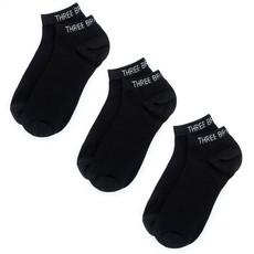 Bamboo Ankle Black (x3) via Three Brothers