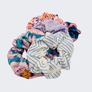 Printed Soft Organic Cotton Scrunchies from TIZZ & TONIC