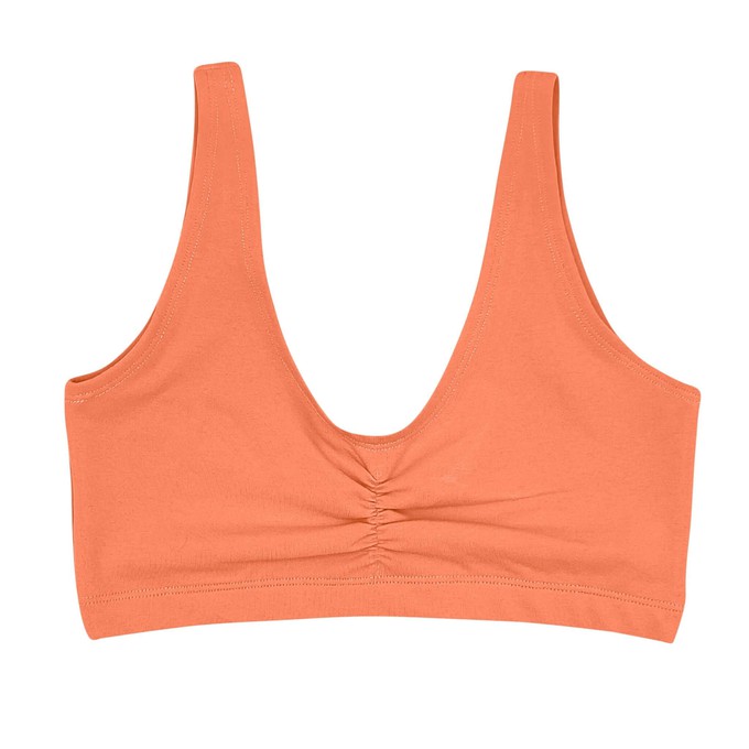 Apricot Supima Cotton Soft Bra from TIZZ & TONIC