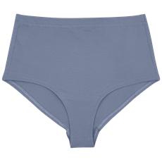Foxy Grey Supima Cotton Hi-Waist Panty via TIZZ & TONIC