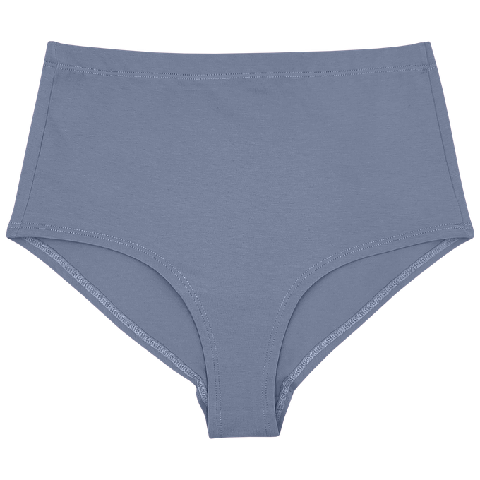Foxy Grey Supima Cotton Hi-Waist Panty from TIZZ & TONIC