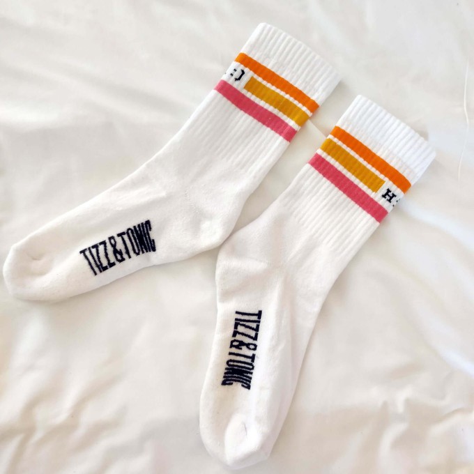 HI Unisex Tennis Socks from TIZZ & TONIC