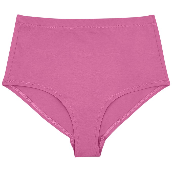 Bubblegum Organic Cotton High Waist Panty from TIZZ & TONIC