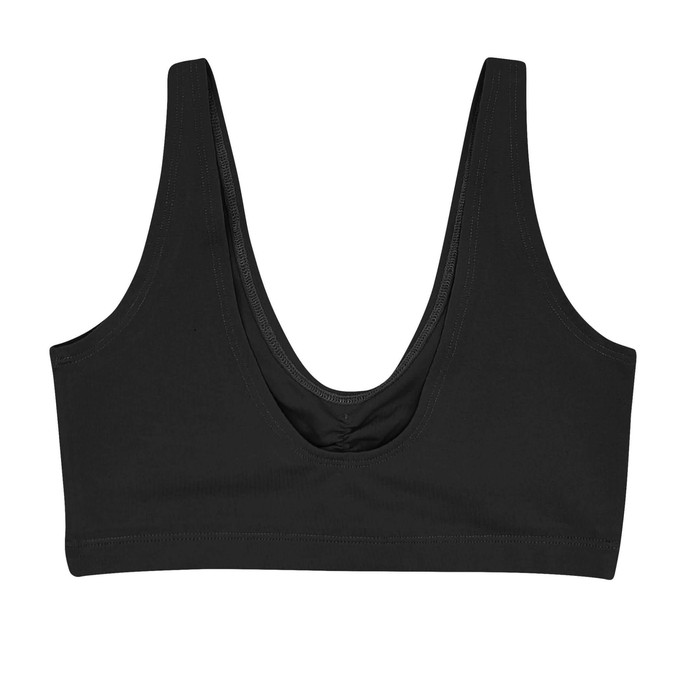 Black Supima Cotton Soft Bra from TIZZ & TONIC