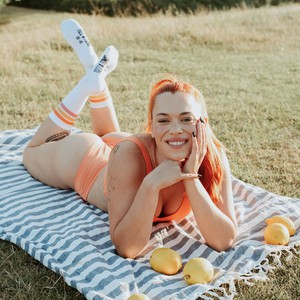 Apricot Supima Cotton Soft Bra from TIZZ & TONIC