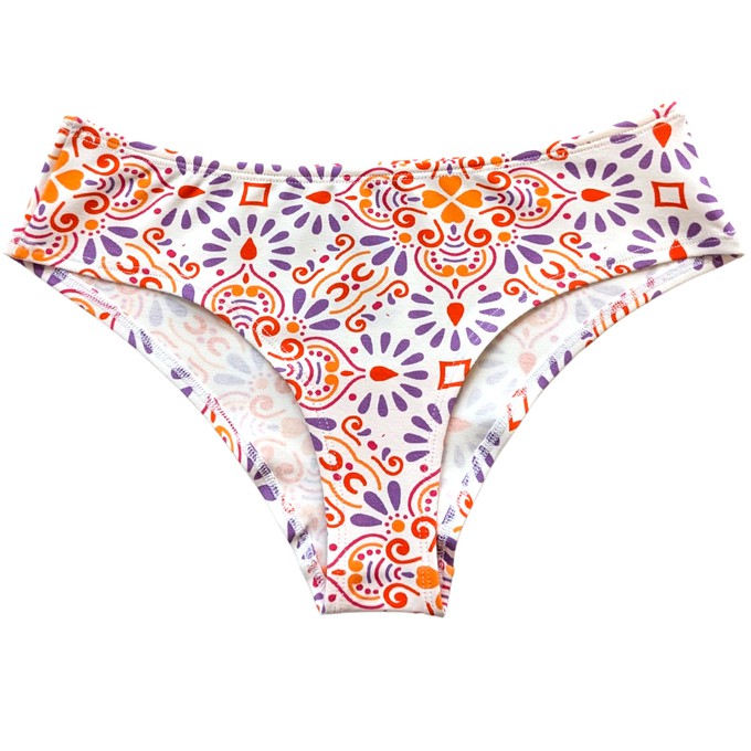 Mediterranean Organic Cotton Cheeky Panty from TIZZ & TONIC