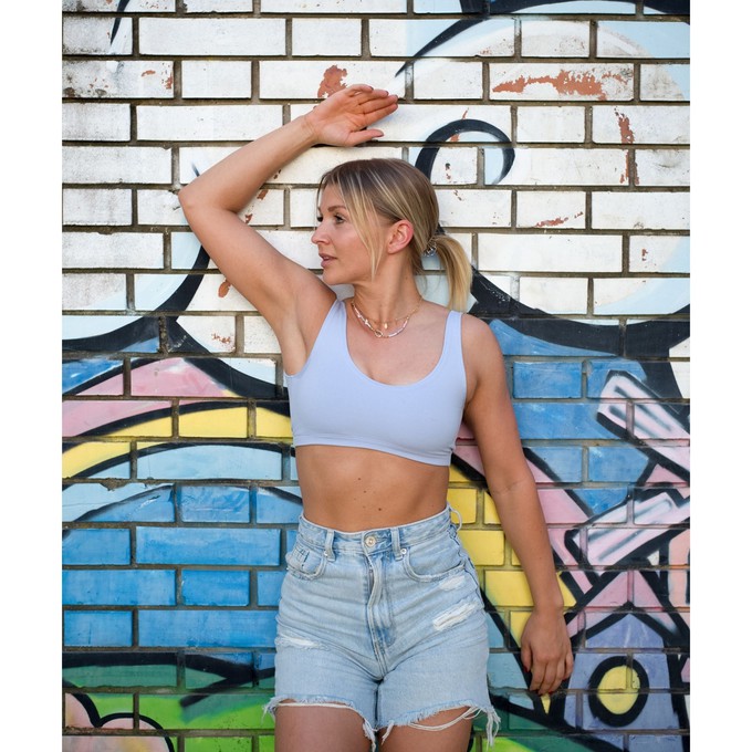 Lavender Organic Cotton Soft Bra from TIZZ & TONIC