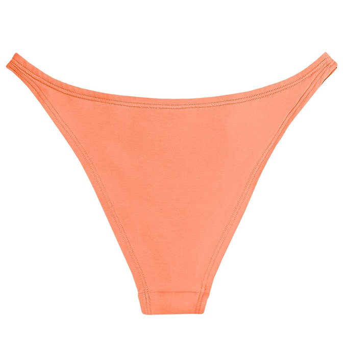 Apricot Organic Cotton Brazilian Panty from TIZZ & TONIC