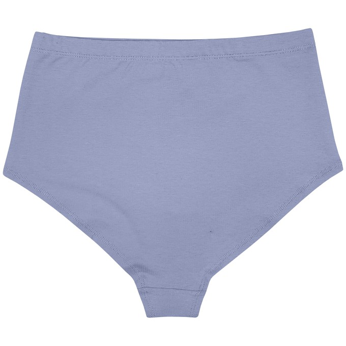 Lavender Organic Cotton Hi-Waist Panty (Snug Fit) from TIZZ & TONIC