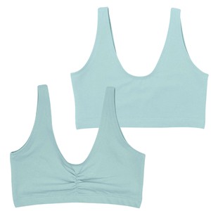 Baby Blue Supima Cotton Soft Bra from TIZZ & TONIC