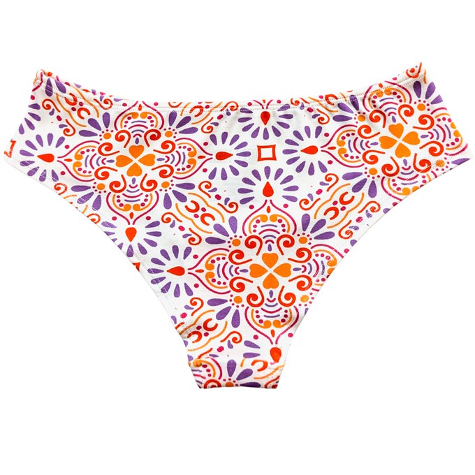 Mediterranean Organic Cotton Cheeky Panty from TIZZ & TONIC
