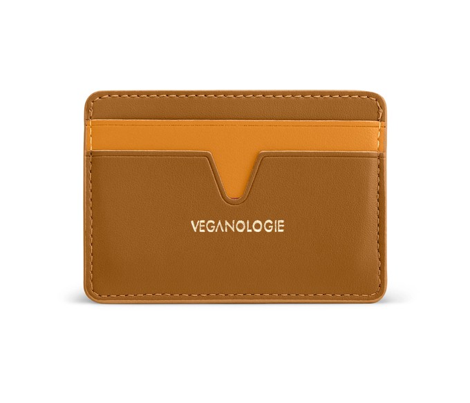 Cider Apple Leather Cardholder from Veganologie