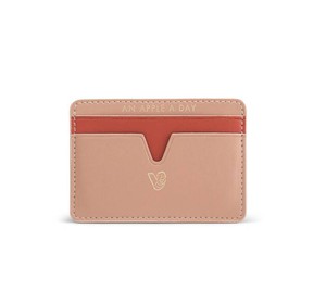 Cider Apple Leather Cardholder from Veganologie