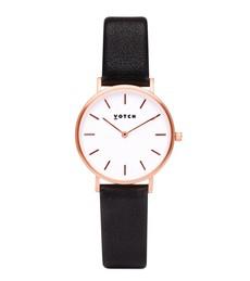 Rose Gold & Black Watch | Petite via Votch