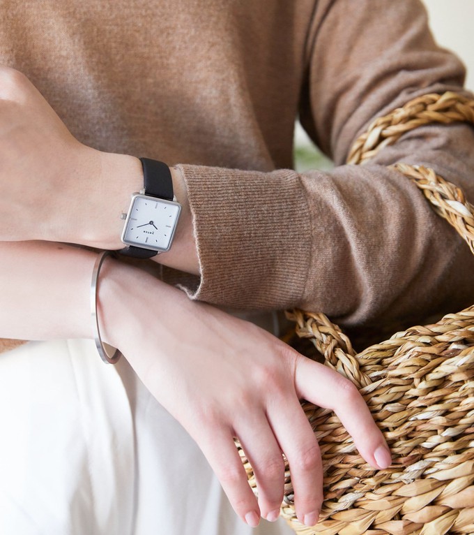 Silver & Black Watch | Kindred from Votch