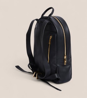 Laurie Vegan Bio-Based Bamboo Leather Backpack in Black from Votch