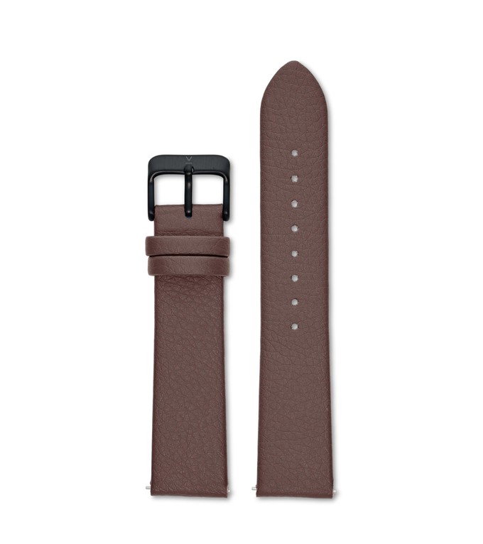 BROWN WITH BRUSHED BLACK BUCKLE | 20MM from Votch