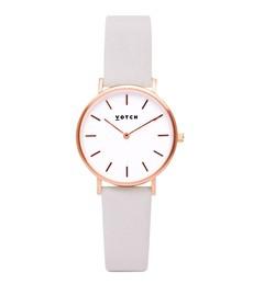 Rose Gold & Light Grey Watch | Petite via Votch