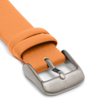Burnt orange with brushed silver buckle | 16mm from Votch