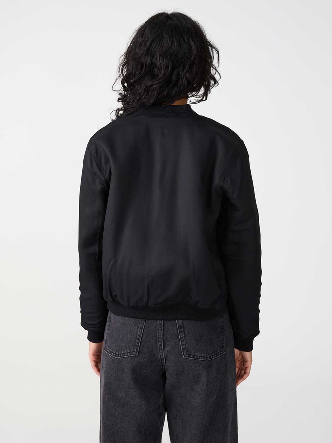 ink/black Reversible Sofa Bomber from Yahmo