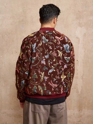 Bruno Reversible Bomber Jacket Rosie/Wine from Yahmo