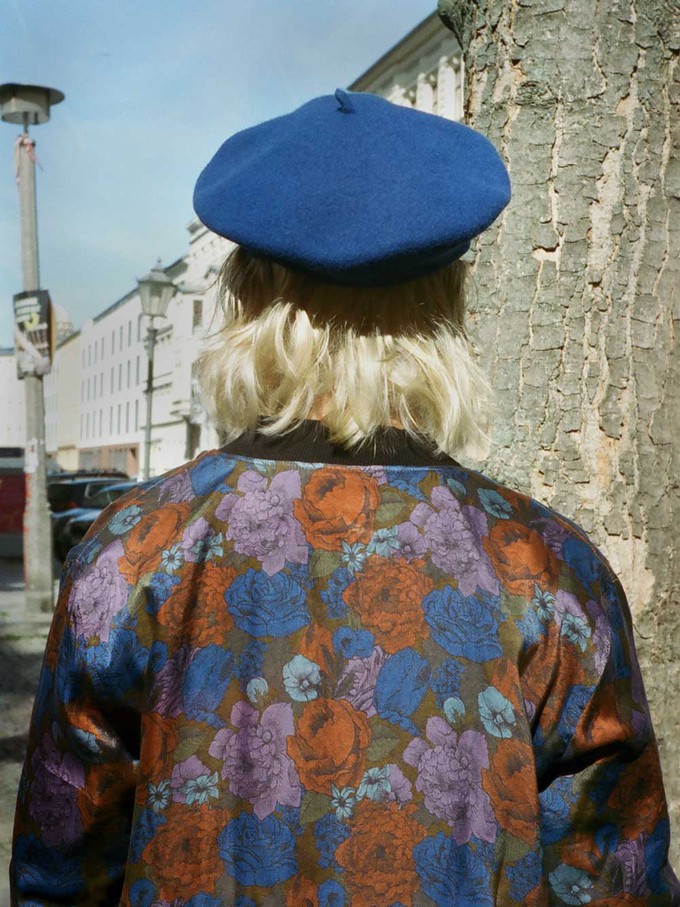 Elsa Reversible Bomber Jacket Bloom/Olive from Yahmo