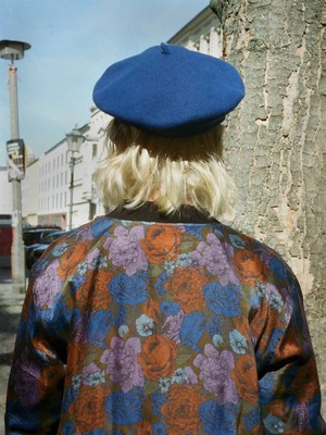 Elsa Reversible Bomber Jacket Bloom/Olive from Yahmo