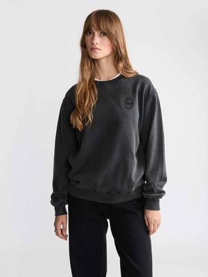 Ilse Sweatshirt Faded Black from Yahmo
