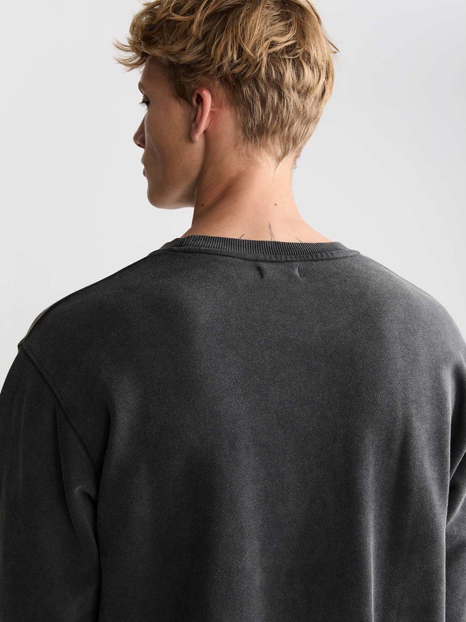 Egon Sweatshirt Faded Black from Yahmo