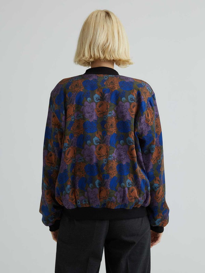 Elsa Reversible Bomber Jacket Bloom/Olive from Yahmo