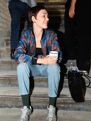 Elsa Reversible Bomber Jacket Bloom/Olive from Yahmo