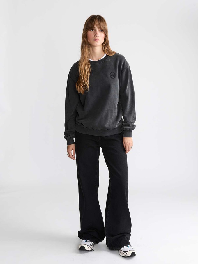 Ilse Sweatshirt Faded Black from Yahmo